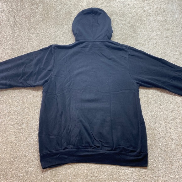 Bella Canvas Sweater Mens Large Michigan Marlins‎ Hoodie Black Fleece Collection - Picture 7 of 9